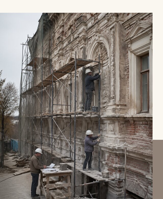 Реставрация объектов культурного наследия под ключ в Сергиеве Посаде