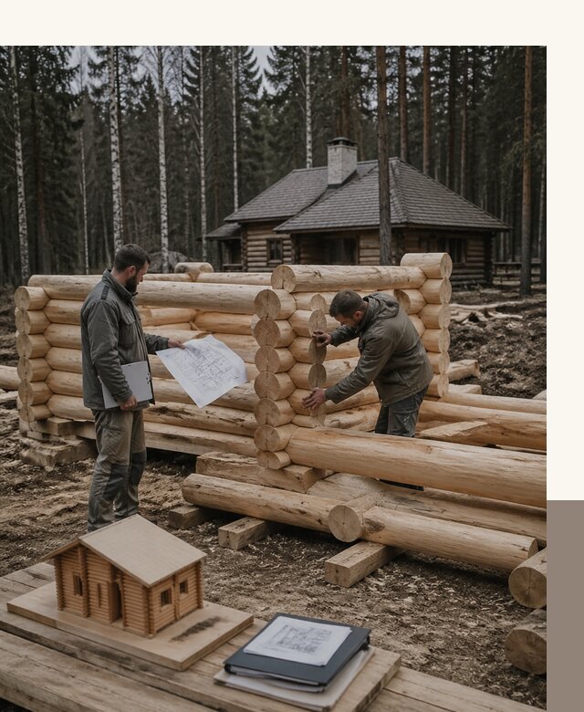 Проектирование и строительство домов из бревна в Сергиеве Посаде